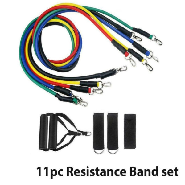 11 Pcs/Set Latex Resistance Bands