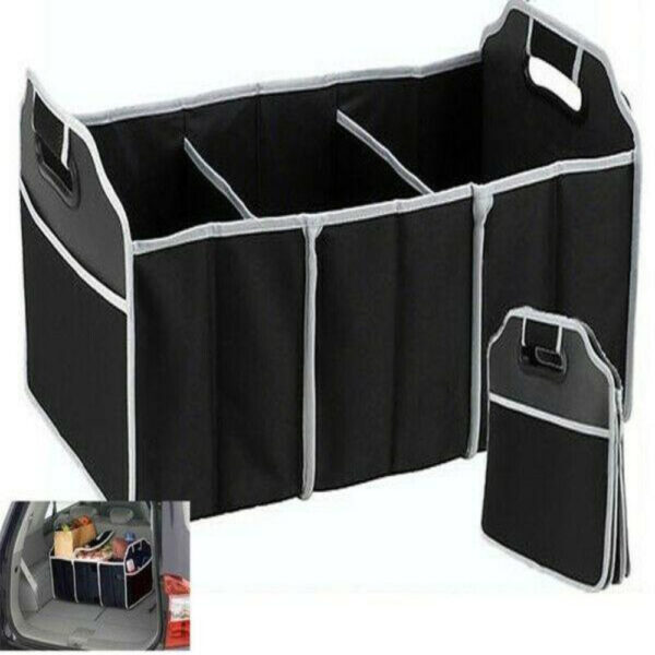 2 in 1 Foldable Collapsible Car Boot Organiser Storage