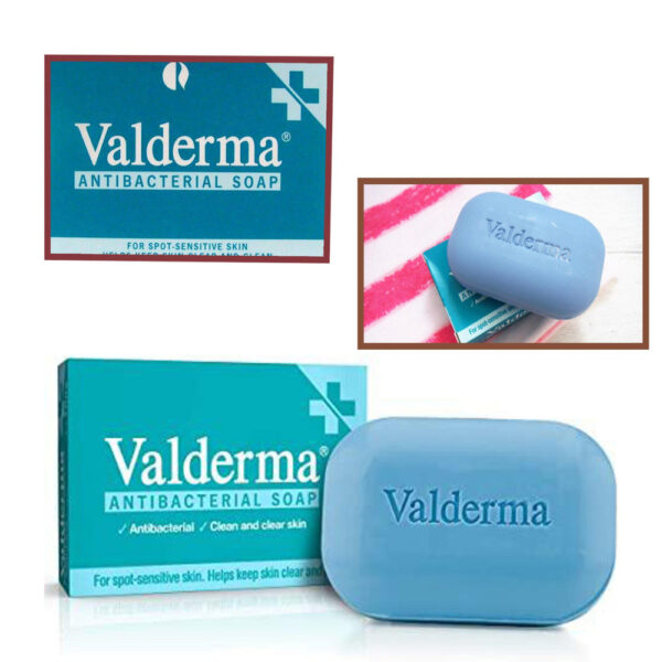 1/2/6 Valderma Antibacterial Bar Soap 100g