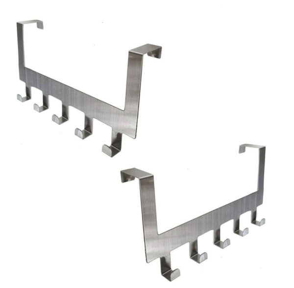 Stainless Steel Door Hanger 5 Hooks